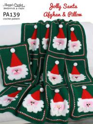 Title: Crochet Pattern Santa Afghan & Pillow PA139-R, Author: Maggie Weldon