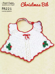 Title: Crochet Pattern Christmas Bib PA221, Author: MAggie Weldon