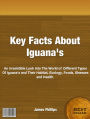 Key Facts About Iguana's: An Irresistible Look Into The World of Different Types Of Iguana's and Their Habitat, Ecology, Foods, Illnesses and Health.
