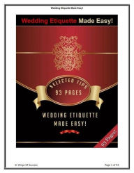 Title: Key To Wedding Etiquette Made Easy! - Essential Guide for your Wedding ..., Author: FYI