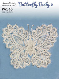 Title: Crochet Pattern Butterfly Doily 2 PA140-R, Author: MAggie Weldon