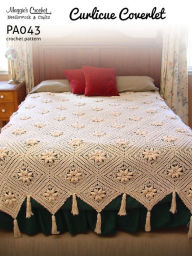 Title: Crochet Pattern Curlicue Coverlet PA043-R, Author: MAggie Weldon