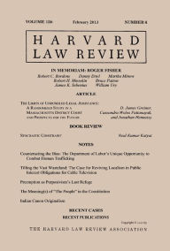 Title: Harvard Law Review: Volume 126, Number 4 - February 2013, Author: Harvard Law Review