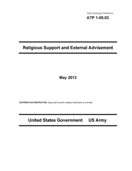 Army Techniques Publication ATP 1-05.03 Religious Support and External Advisement May 2013