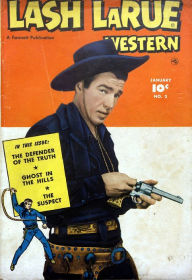 Title: Lash LaRue Western Number 3 Western Comic Book, Author: Lou Diamond