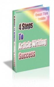 Title: 4 Steps To Article Writing Success, Author: Jimmy Cai