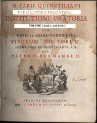 Title: Quintilian's The Orator's Education, Author: Marcus Fabius Quintilian