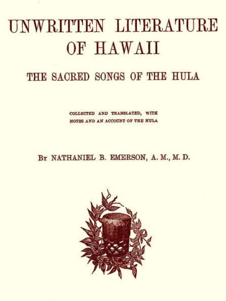 Unwritten Literature of Hawaii