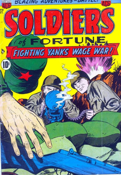 Soldiers Of Fortune Number 10 War Comic Book