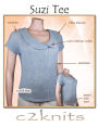 Suzi Tee (Single Knitting Pattern)