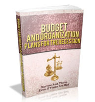 Title: Budget And Organization Plans For Recession+AA++, Author: Tony