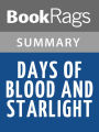 Days of Blood and Starlight by Laini Taylor l Summary & Study Guide
