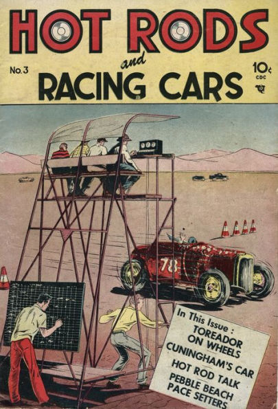 Hot Rods and Racing Cars Number 3 Car Comic Book