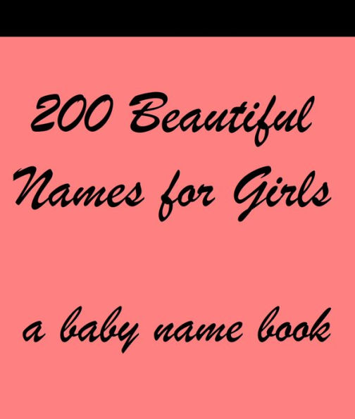 200 Beautiful Names for Girls