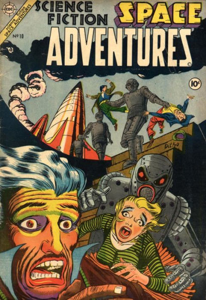 Space Adventures Number 10 Science Fiction Comic Book