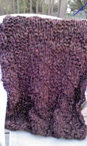 Title: Mock Cable Knit Lap Blanket, Author: Nancy Brady