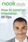 NOOK Study's How to Land an Internship: 25 Tips