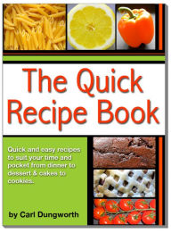 Title: Quick Recipe Book - Main Meals, Desserts, Cookies and Cakes, Author: Carl Dungworth