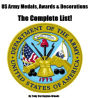 US Army Medals, Awards & Decorations: The Complete List