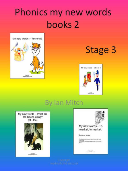 Phonics My New Words Books 2 (Clever Cat Phonics, #8)