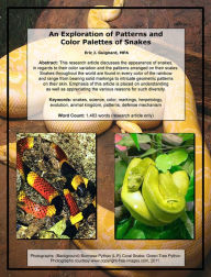 Title: An Exploration of Patterns and Color Palettes of Snakes, Author: Eric J. Guignard