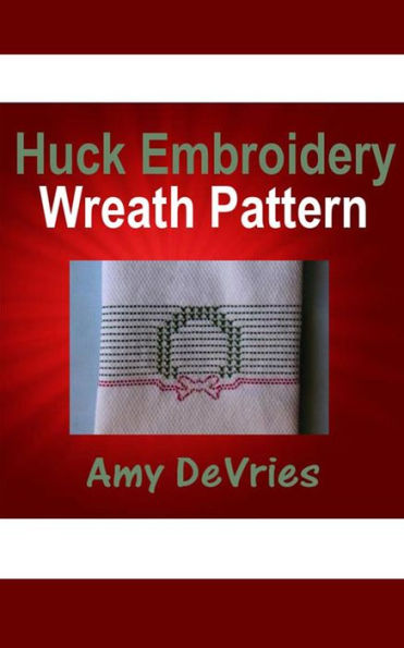 Huck Embroidery Wreath Pattern