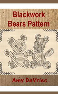 Title: Blackwork Bears Pattern, Author: Amy DeVries