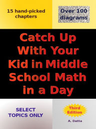 Title: Catch Up With Your Kid in Middle School Math in a Day, Author: A. Datta