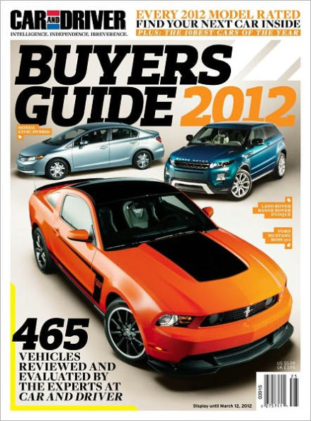 Car and Driver Buyers Guide 2012