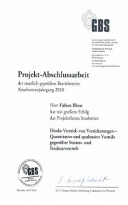 Title: Projektarbeit Staatlich geprüfter Betriebswirt BWL, Author: Fabian Bloos