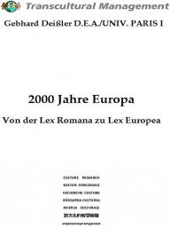 Title: 2000 JAHRE EUROPA, Author: Gebhard Deißler