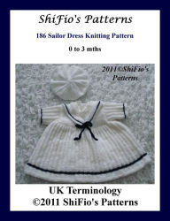 Title: 186: Sailor Dress Knitting Pattern #186, Author: ShiFio's Patterns