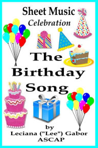 Title: Sheet Music The Birthday Song, Author: Lee Gabor