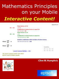 Title: Mathematics Principles on Your Mobile, Author: Clive W. Humphris