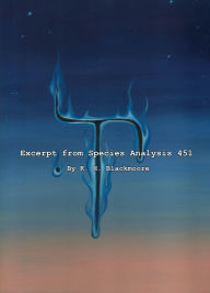 Title: Excerpt from Species Analysis 451, Author: K H Blackmoore