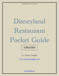 Title: Disneyland Restaurant Pocket Guide UPDATED!, Author: Mouse Insight