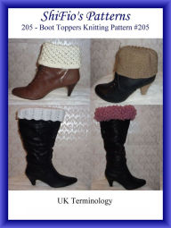 Title: 205- Boot Toppers Crochet Patterns #205, Author: ShiFio's Patterns