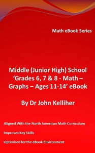 Title: Middle (Junior High) School 'Grades 6, 7 & 8 - Math - Graphs - Ages 11-14' eBook, Author: Dr John Kelliher