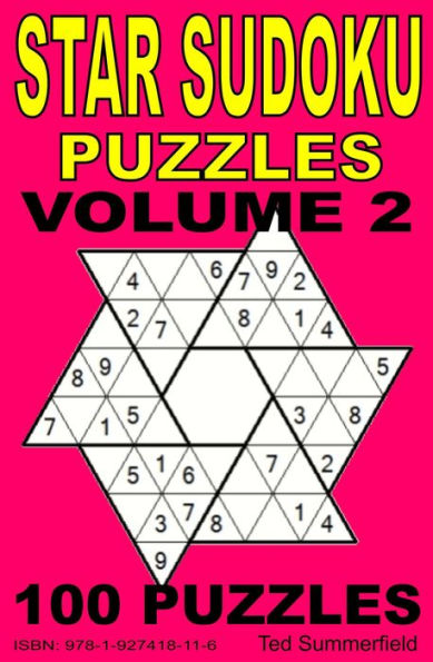 Star Sudoku Puzzles. Volume 2.