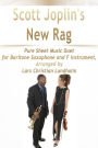 Scott Joplin's New Rag Pure Sheet Music Duet for Baritone Saxophone and F Instrument, Arranged by Lars Christian Lundholm