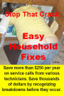 Stop That Crack - Easy Houshold Fixes