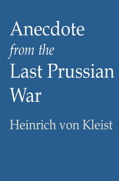 Anecdote from the Last Prussian War