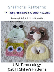 Title: 171 Animal Hats Crochet Pattern #171, Author: ShiFio's Patterns