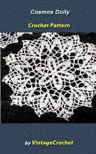 Title: Cosmos Doily Vintage Crochet Pattern eBook, Author: Vintage Crochet