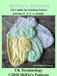 Title: 133 Cuddle Sac Knitting Pattern #133, Author: ShiFio's Patterns