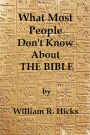 What Most People Don't Know About The Bible