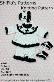 Title: 62- Angel's Grace Baby Set Knitting Pattern #62, Author: ShiFio's Patterns