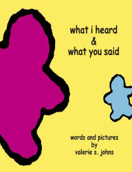 Title: What I Heard And What You Said, Author: Valerie Johns