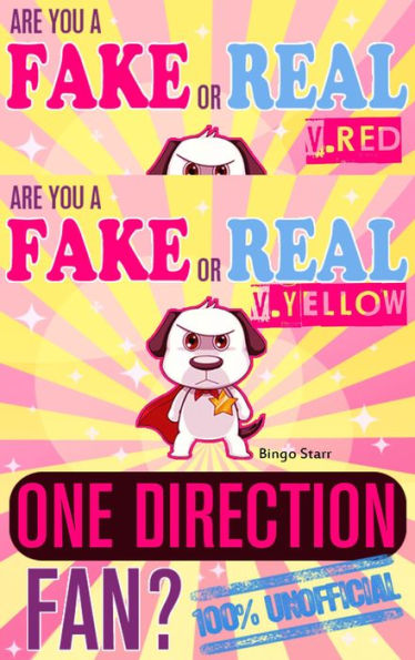 Are You a Fake or Real One Direction Fan? Bundle Version: Red and Yellow - The 100% Unofficial Quiz and Facts Trivia Travel Set Game