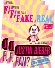 Title: Are You a Fake or Real Justin Bieber Fan? Bundle Version: Red and Yellow and Blue - The 100% Unofficial Quiz and Facts Trivia Travel Set Game, Author: Bingo Starr